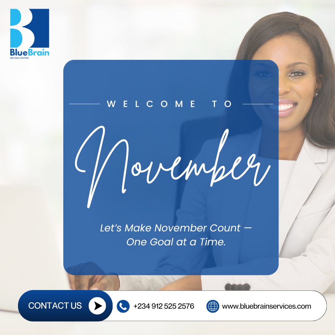 bluebrainhr's tweet photo. May this month bring progress to every professional and purpose to every plan !
Let’s make November a month of growth and productivity. 💼

#BlueBrainServices #HRConsulting #Teamwork #CareerGrowth https://t.co/sFZY0HLX7F