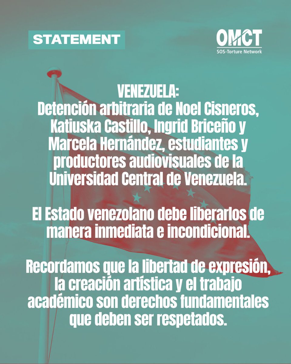 World Organisation Against Torture (OMCT) tweet media