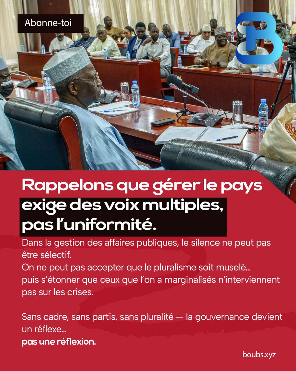 Les systèmes qui refusent la pluralité finissent par exiger des réponses qu’ils ont eux-mêmes empêchées de naître.
Penser collectif, c’est accepter la diversité intérieure d’un pays.
#Gouvernance #Pluralité #Réflexion