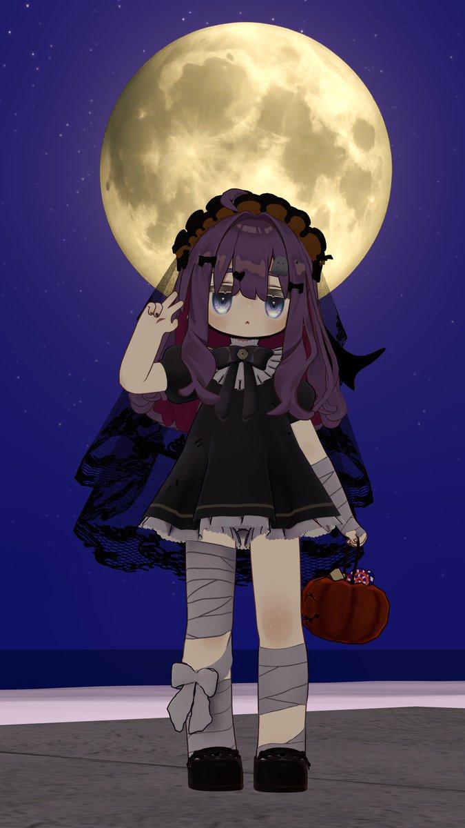 めいめいの可愛い壁紙 紅葉とかわいい七詩ムメイ / ファンアート