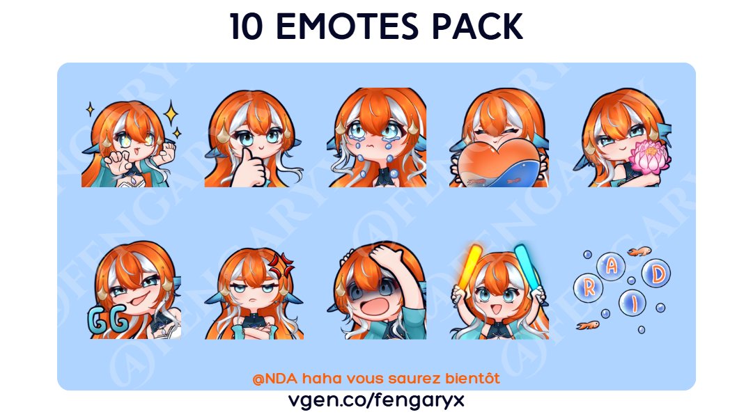 Merci pour la confiance de la cliente 🌙🐇

Je me prononcerai dans un futur plus ou moins proche, qui sait, quant à son début !! 

Très hype à l'idée de voir briller cette jolie dame 🩵🫧

#VGenComm