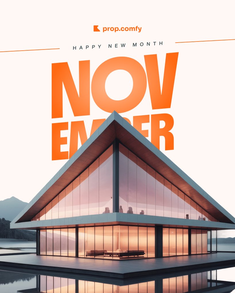 propcomfy's tweet photo. Welcome to November! A new month to rest, reset, and live beautifully just the way you deserve.

📌 Propcomfy is here to give you the comfort and space to do just that. https://t.co/uEq1CB0UBA