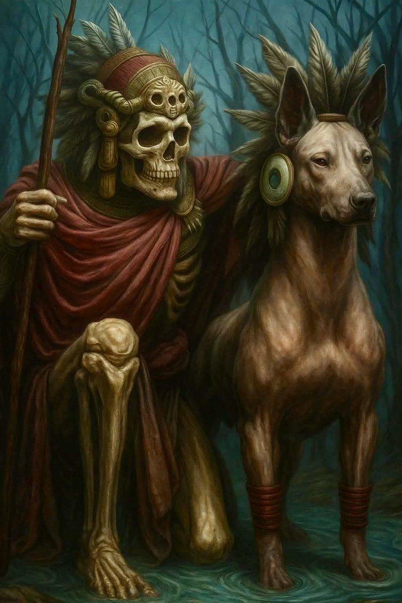 AbiffArte's tweet image. &quot;Cuando llegues al Mictlán, háblales de mí; diles que siempre te amé y que fuimos amigos inseparables; diles que para mí no solo eras un perro, sino también mi eterno compañero.&quot;