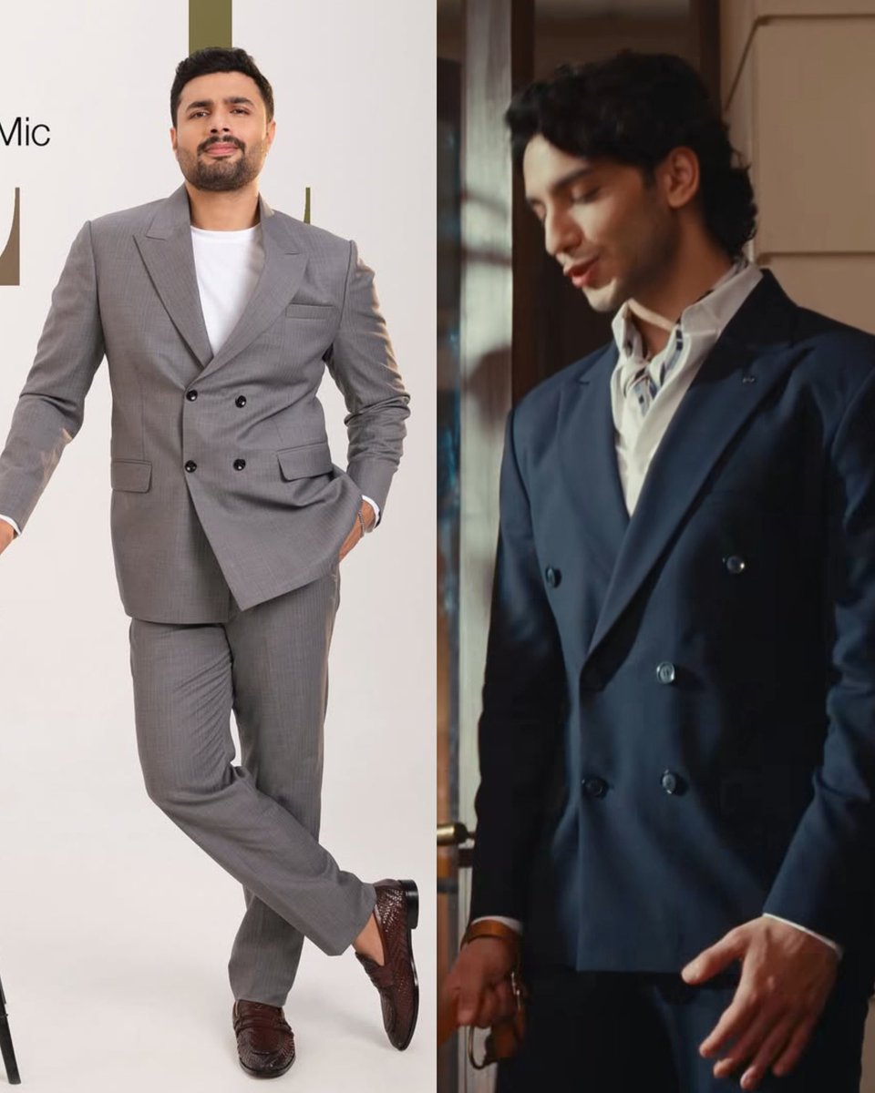 josephradhik's tweet image. Some menswear nerding.

I noticed this tiny styling detail - one on a mag cover, the other in an ad. Both had the subject button up all buttons on a DB jacket. I always thought it was one button only and looked it up. Guess what, reddits experts say it&apos;s okay to button all, but…