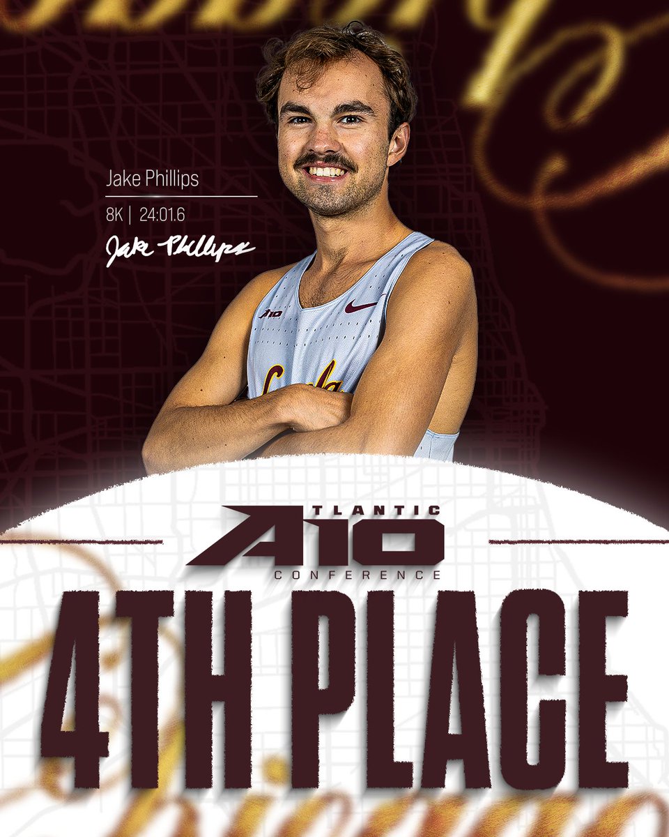 Loyola Chicago lands two in the top five and five in the top 9 in the <a href="/atlantic10/">Atlantic 10 Conference</a> Championship 8k! 
 
2nd: William Sinclair - 23:58.1 
4th: Jake Phillips - 24:01.6 
6th: Nate Boutin - 24:04.0 (PR) 
7th: Yusuf Baig - 24:08.2 
9th: Hayden Healey - 24:11.0