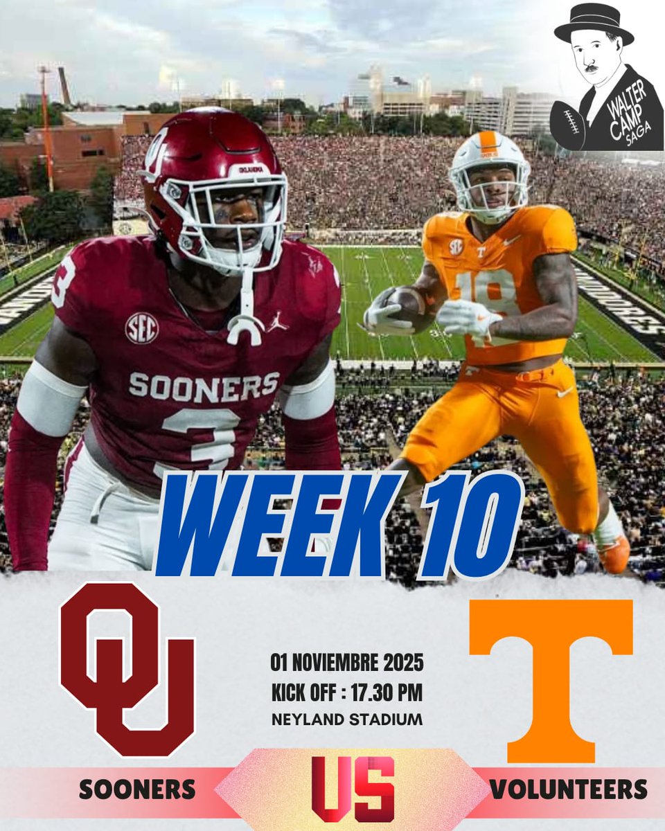 LaGuiaDelDraft's tweet image. 🚨 DUELAZO EN NEYLAND 🚨
Los Sooners viajan a Knoxville para enfrentarse a Tennessee en un partido cargado de talento

🔍 Matchups a seguir:
• Mason Thomas (OU) vs LT de Tennessee
• Bryce Underwood vs defensa de Oklahoma

#BoomerSooner | #RockyTop | #DraftWatch
