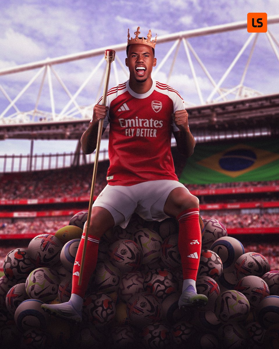 livescore's tweet photo. Gabriel grabs 𝗔𝗡𝗢𝗧𝗛𝗘𝗥 goal contribution from a set-piece 🎯🔥

Arsenal's King of Brazil 👑🇧🇷 https://t.co/mhTpGa8kfN