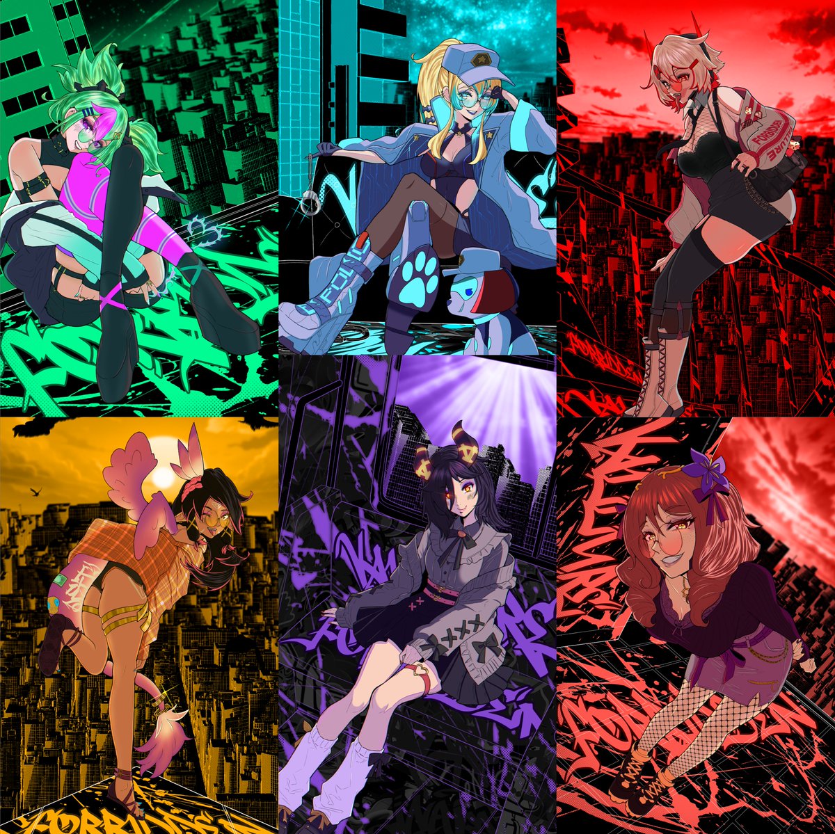 Wanted matching art of the gen 2 girls to go along with the ones we got for gen 1
Once again crowdfunded by the community
Thank you again Maylee for your hard work
#VAllure