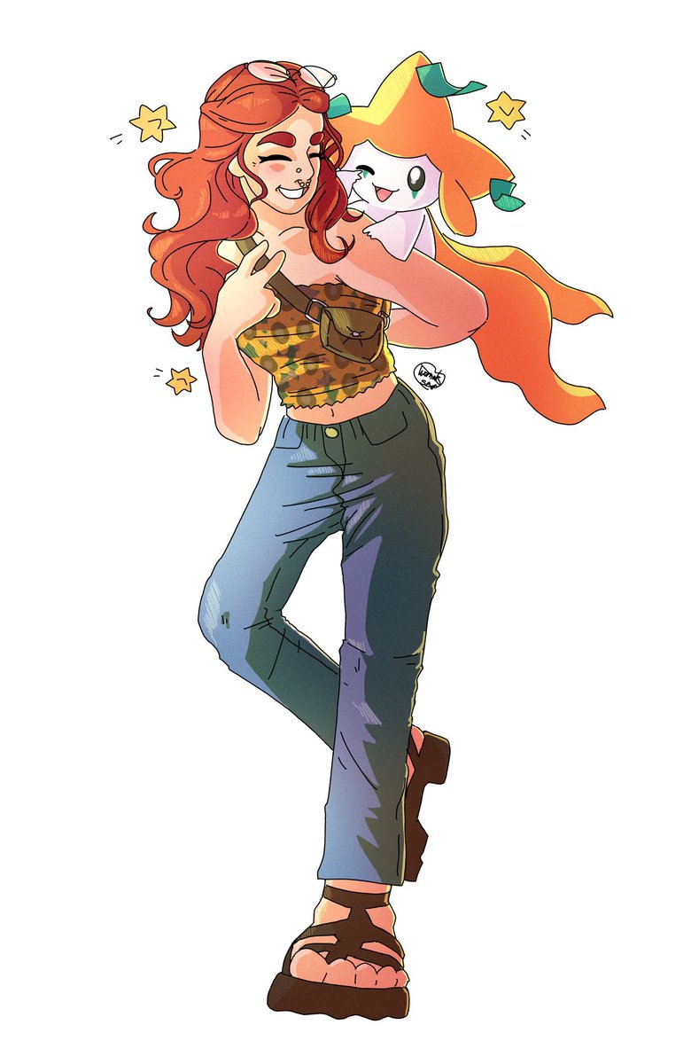 IN LOVE WITH THIS COMMISSION FROM <a href="/snackyboy/">Snacky Boy 🍟</a> 😭🫶💫

put jirachi in Legends Z-A cowards!!!!!