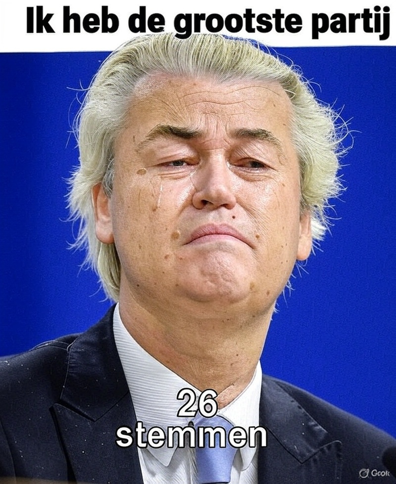 AnneteWolter's tweet photo. #WildersJankerd 

Geert loopt nog steeds te janken. https://t.co/SmUbowlIUr
