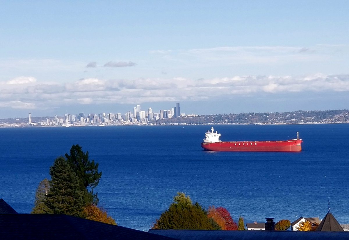Puget Sound is beautiful year around, but winter days grow short at 47° latitude.