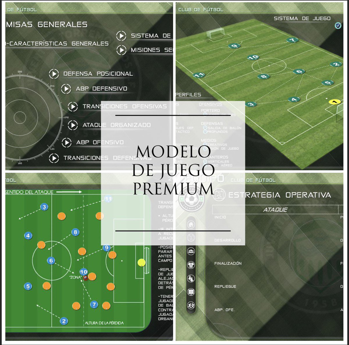 Desarrolla hasta el último detalle de tu idea de juego.
¡MODELO DE JUEGO PREMIUM!
74 diapositivas 
Interesados ➡️ jesuspjfutbol@gmail.com
#futbol