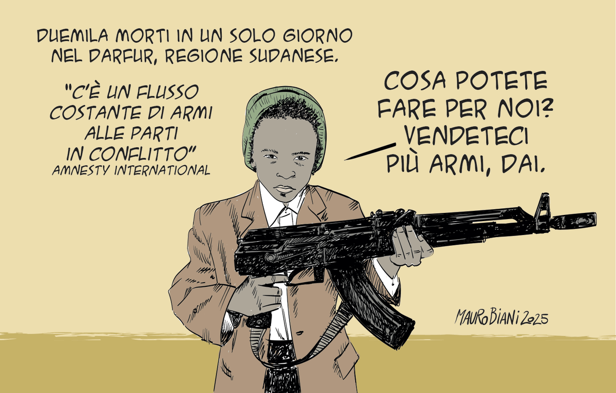 #Sudan #Darfur #guerra #stragi #puliziaetnica
Cosa possiamo fare?
Oggi per <a href="/repubblica/">Repubblica</a>