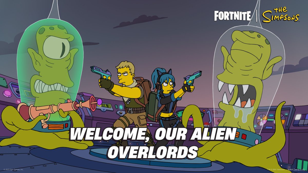THANK YOU everyone who logged into Fortnite to see the ‘Welcome, Our Alien Overlords’ mini-event!

We’ve extended the event window to be available until 11:30am ET, so for 10 more minutes hop in.

If you missed the fun, don’t worry, we have the full event on YouTube here.