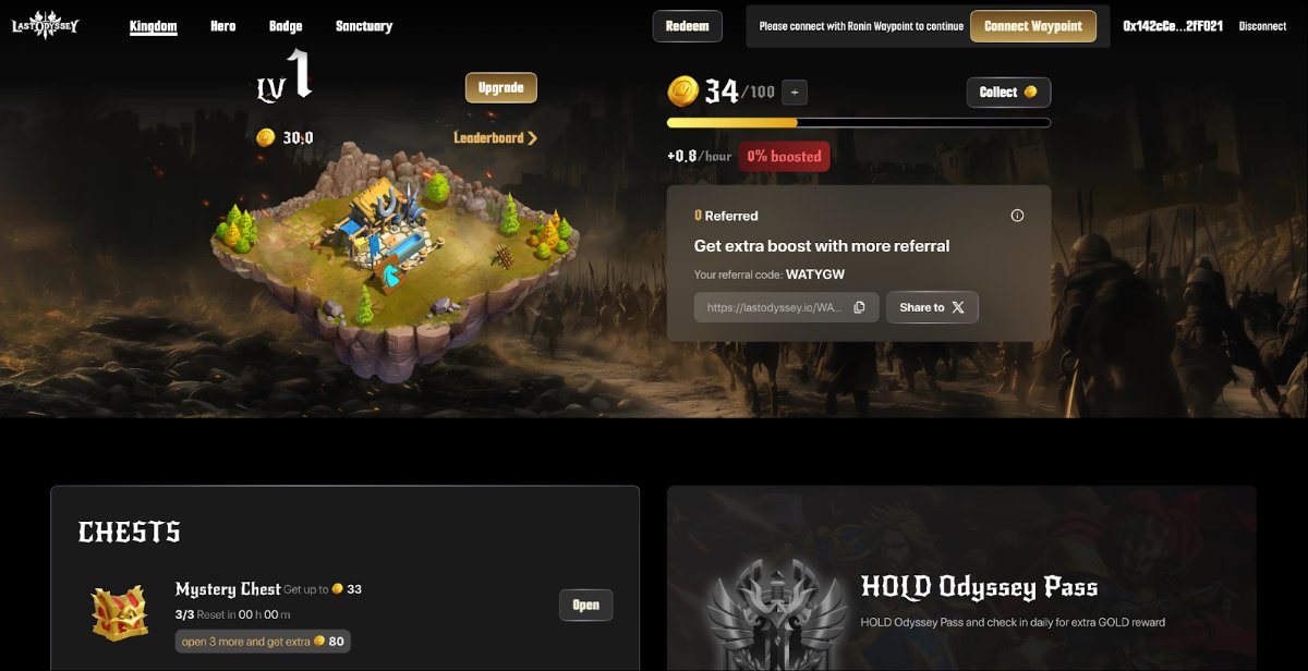 「   Last Odyssey 打金攻略，全教程  」（下附）

这两天真的是被《Last Odyssey》整上头了
本来想着随便玩玩，结果一晚上打到凌晨两点，连外卖都忘记点

推特上都在说，这游戏现在是“头矿期”，能打金、能赚钱，我就直接冲了

画质挺不错，地图超大，操作也不卡。