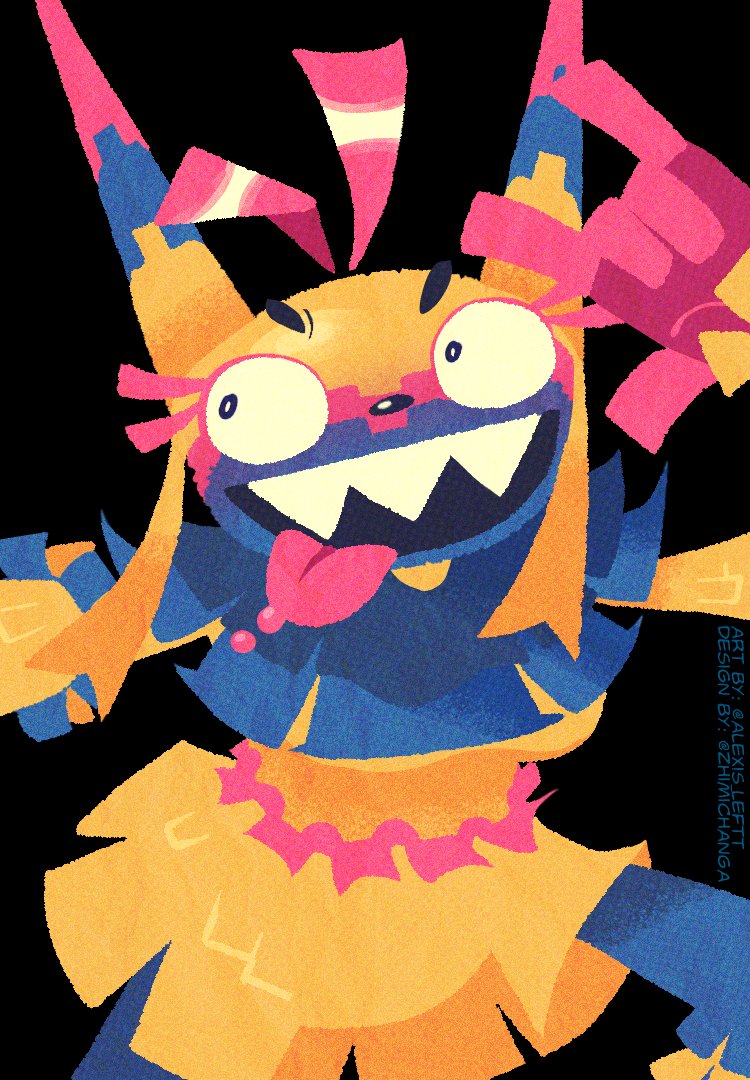 the sudden urge to draw a fan design you saw from pinterest from a game you dont play much #dandysworld #art 

yatta design by <a href="/zhimichanga/">zhimichanga🍎</a> !!!