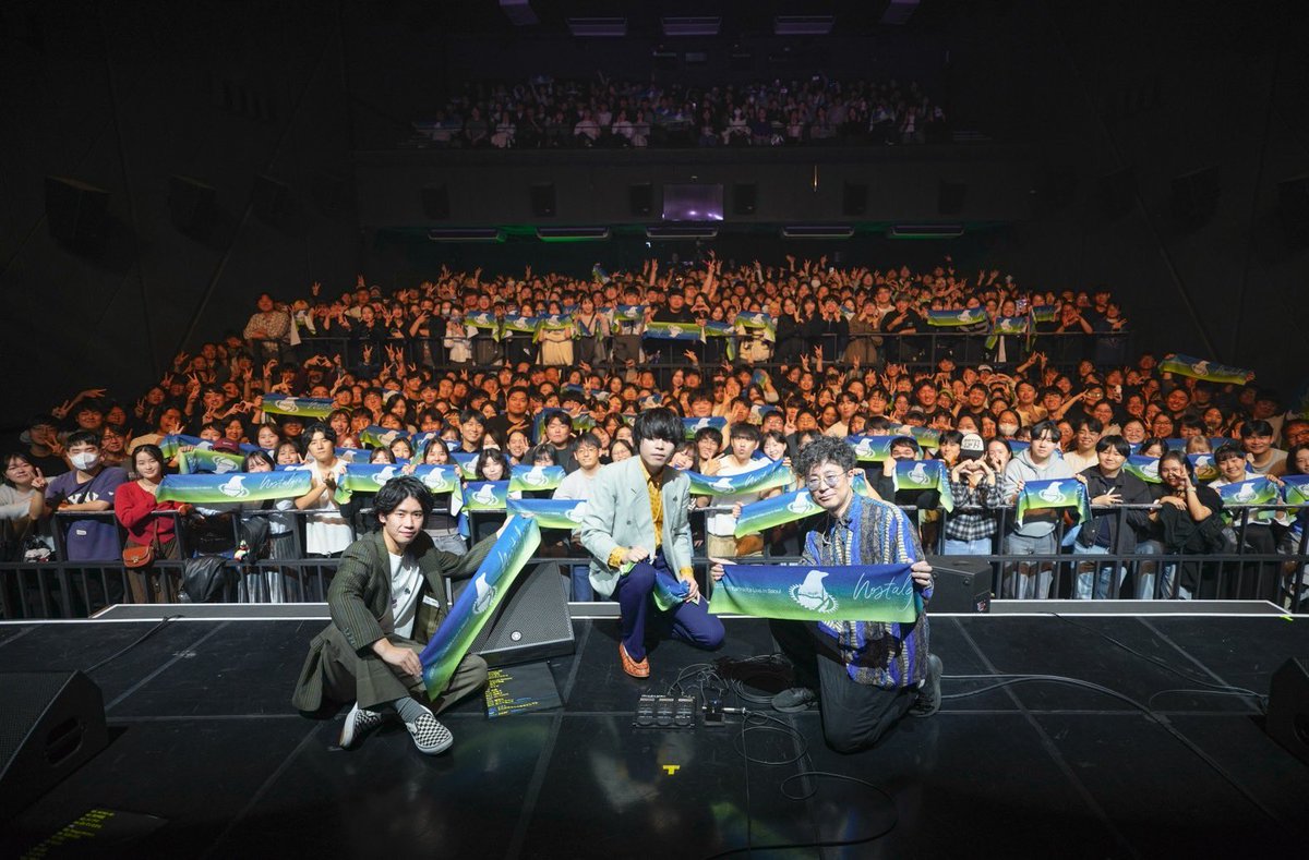 2025.11.01 Live in SEOUL

過去を積み重ねていこう。
僕達のNOSTALGIAを分かち合えるその日まで。

여러분들에게 많은 사랑이 넘치시길 바라겠습니다💐

gt. Daisuke Ishimoto
ba. Keisuke Shimada
vo. Ken Kamikita