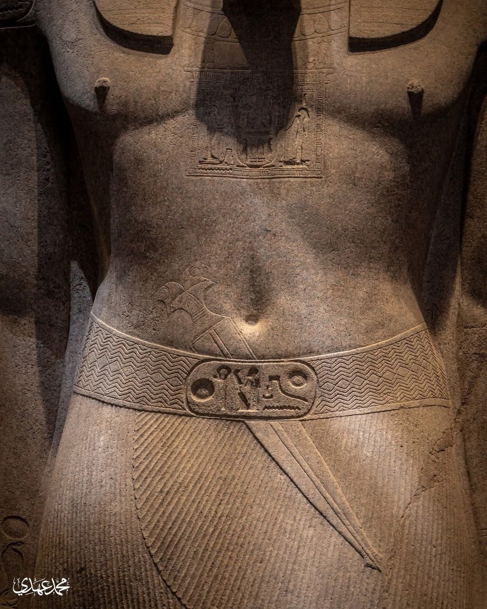 ArchiveofEgypt's tweet photo. A closer look at the details on Ramses II’s statue.
Photograph by Mohamed Ahdy. https://t.co/ywPa1Q8L9d