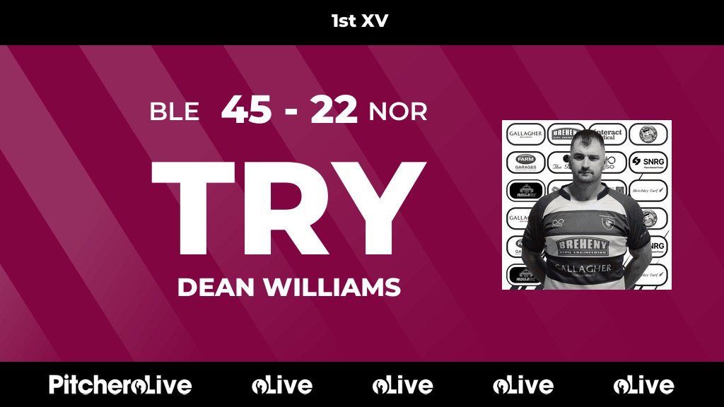 76': Dean Williams scores for Bletchley 🙌
#BLENOR #Pitchero
bletchleyrugby.com/teams/105144/m…