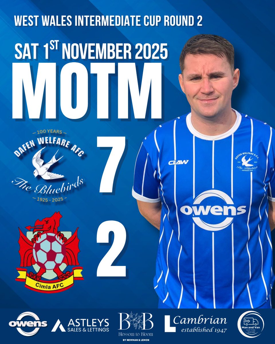 Congratulations Shane Price, today’s MOTM ⚽️💙🙌🏻