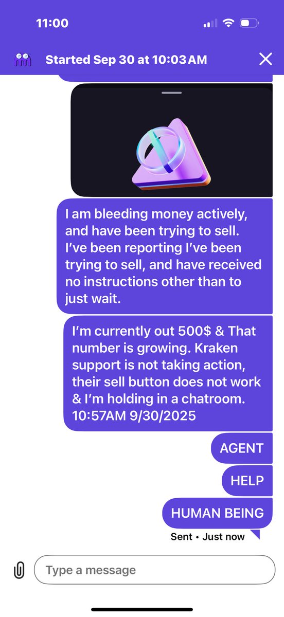 PhoenixDownUS's tweet photo. @krakensupport @krakenfx Kraken Users Beware. I’m already out 1500$+

Wish id never ever ever ever used kraken. Trusting kraken with my money was the worst financial decision I’ve ever made. https://t.co/tLFi8Qs9cz
