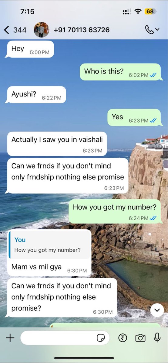 breakout1730's tweet photo. @flipkartsupport @Flipkart @wpl1090 @Uppolice 
How unsafe is it for a woman to place an online order and live in Ghaziabad? Flipkart team shares contact number so easily that the guy can even stalk a girl and knows name and messages her directly? https://t.co/Sh2cIVm2q6