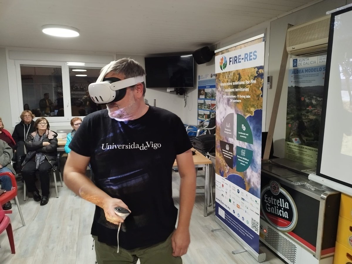 jpicos13's tweet image. Ayer en #Trelle (OU) participé en la jornada de divulgación de @FIRERESProject #Galicia @Xunta #LivingLab 
Buena gente haciendo buenas cosas