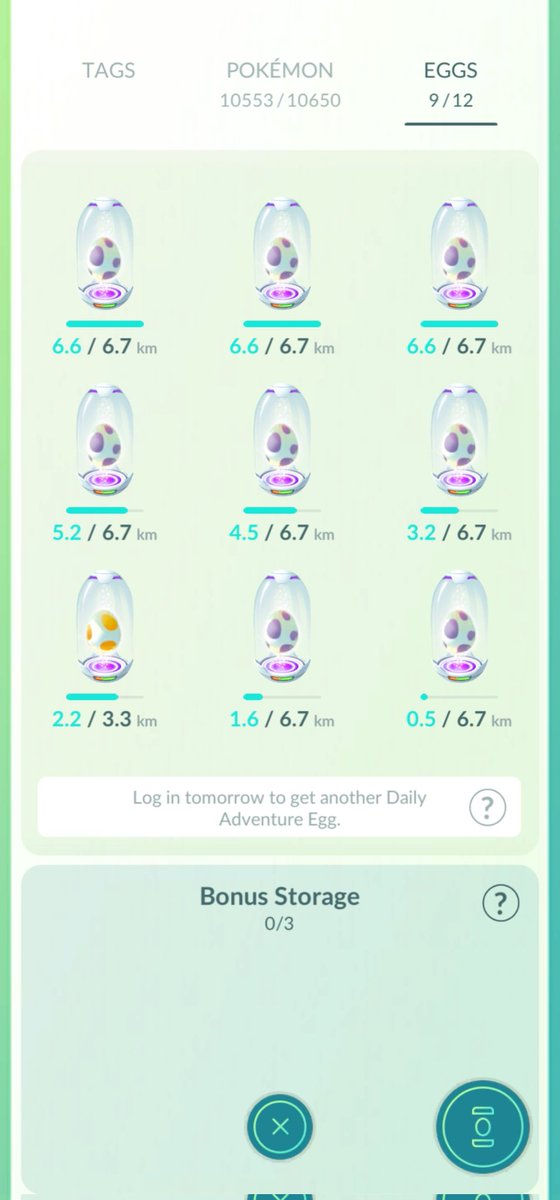 Did my 999 great throws in 1 hour and 45 minutes this morning.  Really sucks I didnt play yesterday, now I'm behind on eggs hatches. I keep getting almost all 10km eggs.

Never expected to get my gifts done in 3 days.

#PokemonGoLevel80
