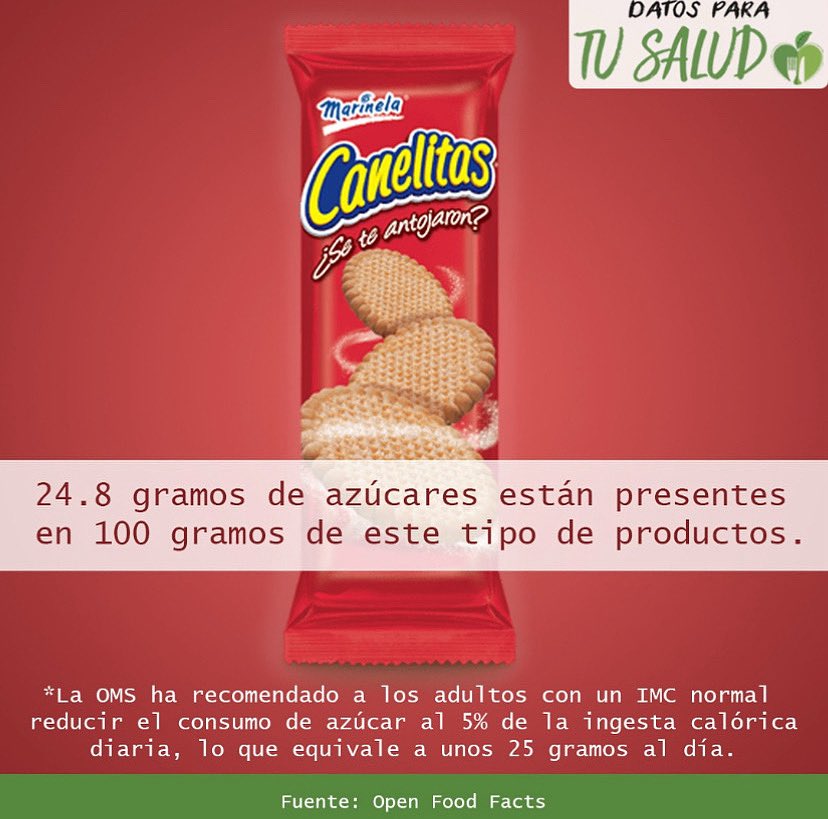 LabDO_Tw's tweet image. ¿Sabías que el máximo de azúcar que puede consumir una persona sana es de 25 gramos al día?
Más información en: 
labdo.org