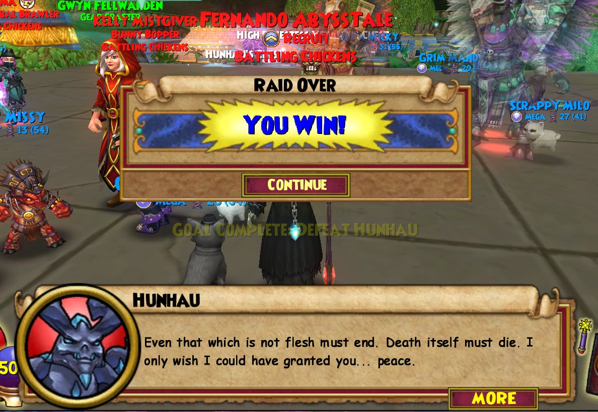 lyutsue's tweet photo. After more than two years, our all-Chinese guild Battling Chicken (with players from Mainland China and Taiwan) has finally took down Hunhau! I’m incredibly proud of everyone — it’s been a long, tough journey, but we made it together.Dream fulfilled. 💫
#wizard101 #CryingSkyRaid https://t.co/Jq1yQjqMKR