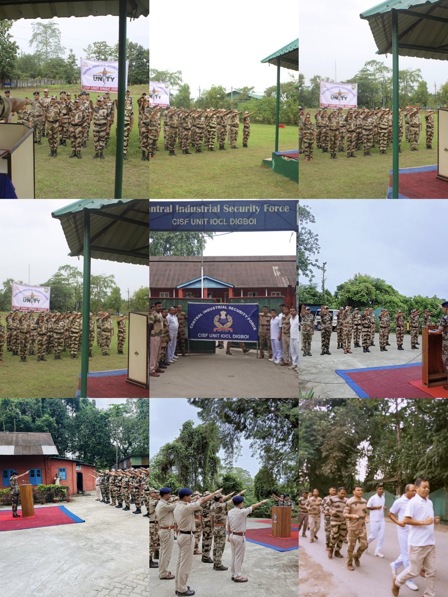 CISFNORTHEAST's tweet image. CISF Units at @bvfclnamrup , @IndianOilcl Digboi &amp;amp; Bongaigaon, @ONGC_ Jorhat &amp;amp; @ntpclimited Bongaigaon celebrated #NationalUnityDay with a Run for Unity, pledge, &amp;amp; tree plantation drive.
Together we stand for unity, strength &amp;amp; sustainability
@HMOIndia @PIB_India @CISFHQrs
