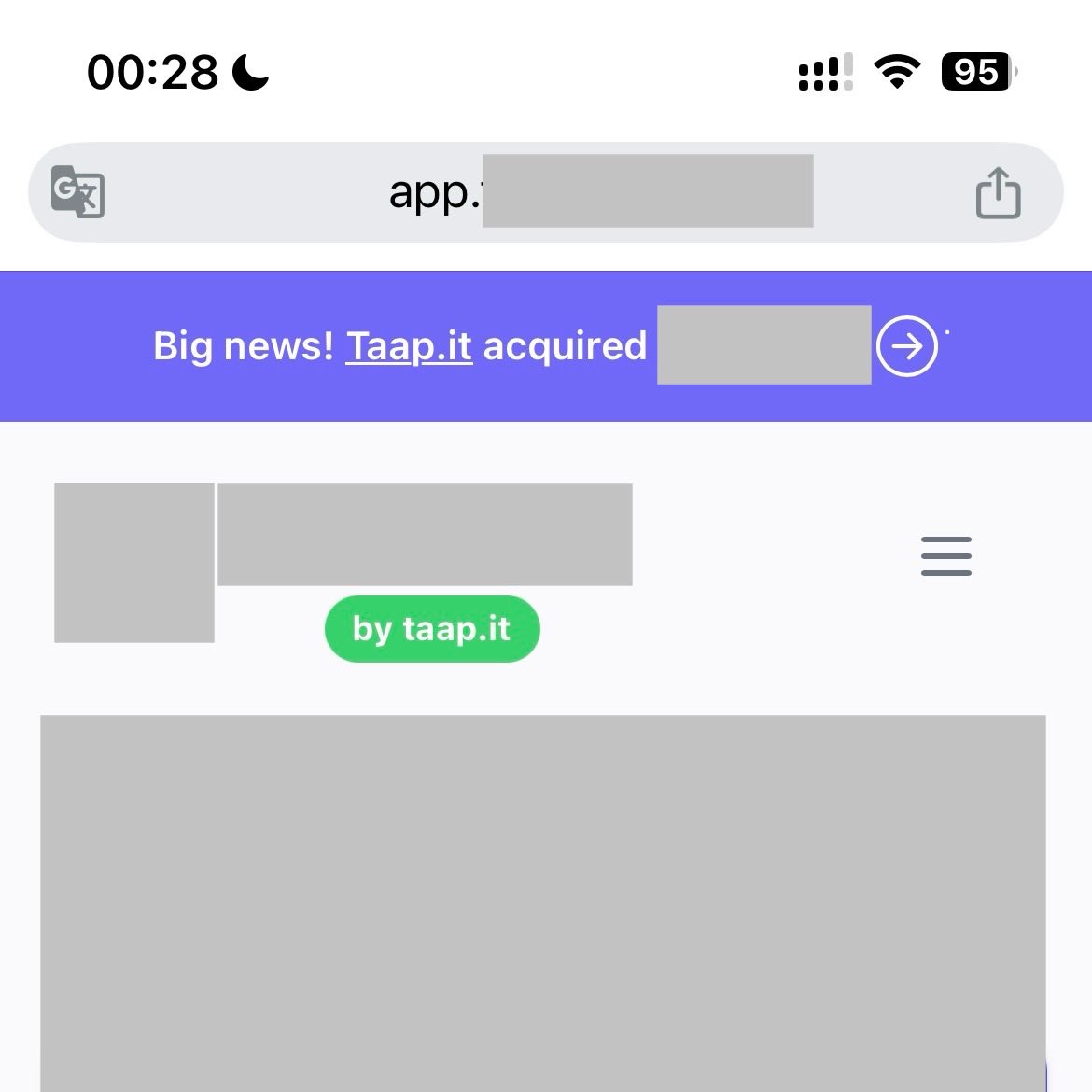 Le deal est désormais 100 % terminé, ça m’a bouffé toutes mes deux dernières semaines.

Les intégrations sont en ligne :)

C’est énormément de taff, une acquisition. On était full focus dessus. Je révèle qui c’est dans la semaine, et ceux qui l’utilisaient vont être surpris haha