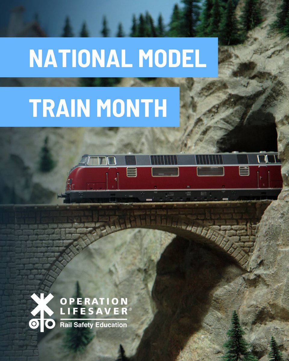 Love trains? Share that passion and help #STOPTrackTragedies!
Volunteer with OLI this #NationalModelRailroadMonth and help spread the word about rail safety.

bit.ly/3cAb0Oo

#OperationLifesaver
#VolunteerWithUs
