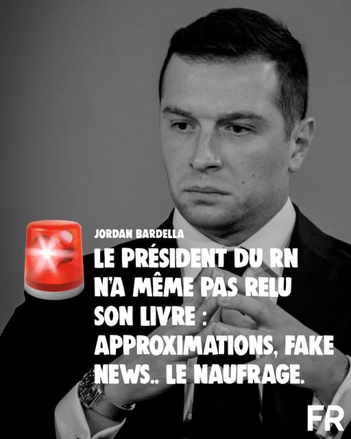Il confond Ronsard et Du Bellay, parle de “tranchées de la Marne” en 1914, et enchaîne les erreurs tout en donnant des leçons de rigueur.
Le Naufrage du président du RN 🤣