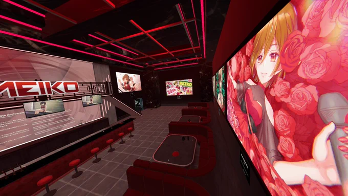 #スナックMEIKO MEIKO10周年のときのElegant Night行った人にしか使わらないのだけど、ちょっとあの時のステージに似た感じがあるというか…デジャヴを感じませんか…? 全く同じというわけじゃないんだけど、なんとなく雰囲気が似てるような…そんな気はしませんか…?