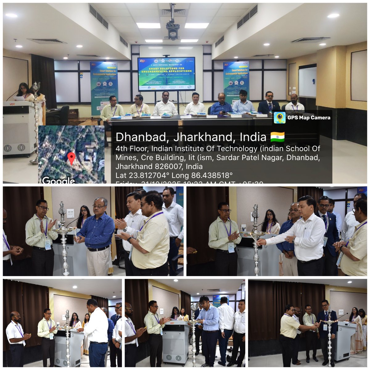 EnvisIit's tweet image. The 2-Day National Workshop SSEA 2025 inaugurated on 31.10.25. Organized by EIACP (PC-RP), Dept of ESE, @IITISM_DHANBAD &amp;amp; IEI Dhanbad Local Centre, bringing together experts, innovators &amp;amp; students to rethink sustainability through smart, green technologies.
@moefcc @EIACPIndia