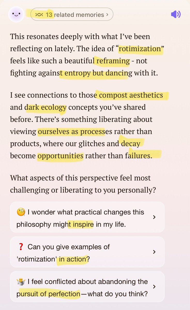 ddrrnt's tweet image. Kimi explores ruin value of Earth simulation and Optimizer reflects.

second.me/memory/JYSH5BY…

second.me/memory/WSHHQCE…

#MeBot2 feedback screenshots reveal Dark Ecology link to explore.