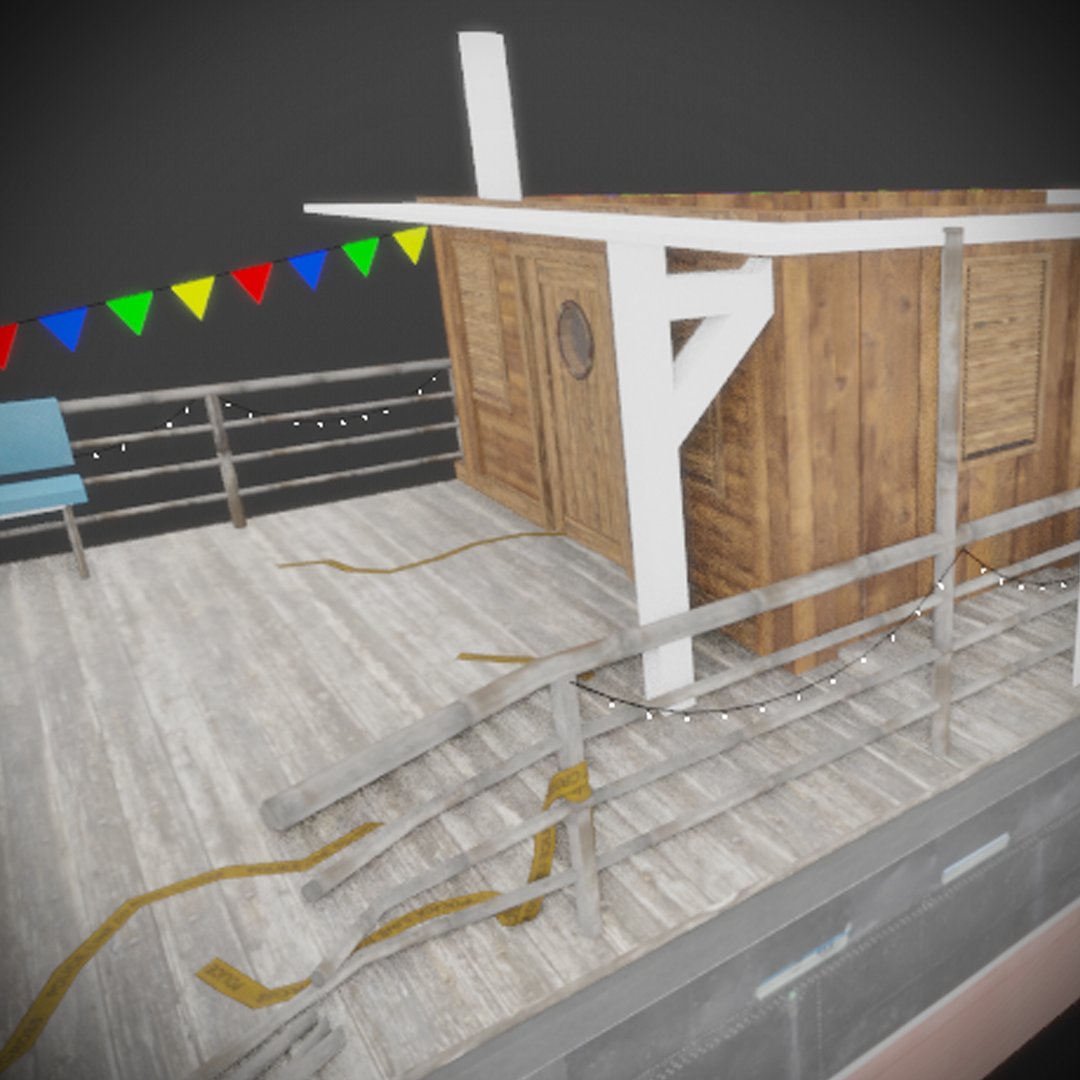 storbeed's tweet image. Working on new locations in our indie horror game #blockout #gamedev #blender