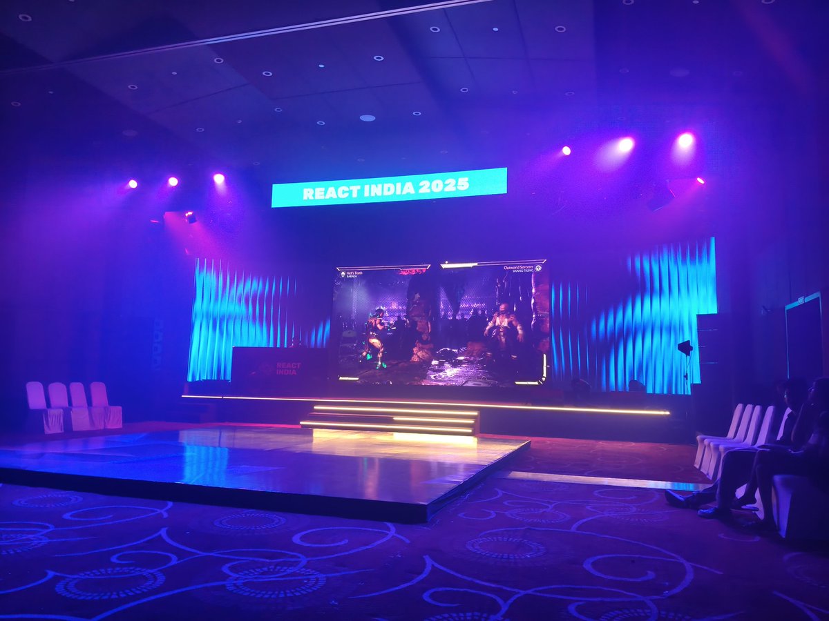 After party 🥳<a href="/react_india/">React India 🇮🇳</a>