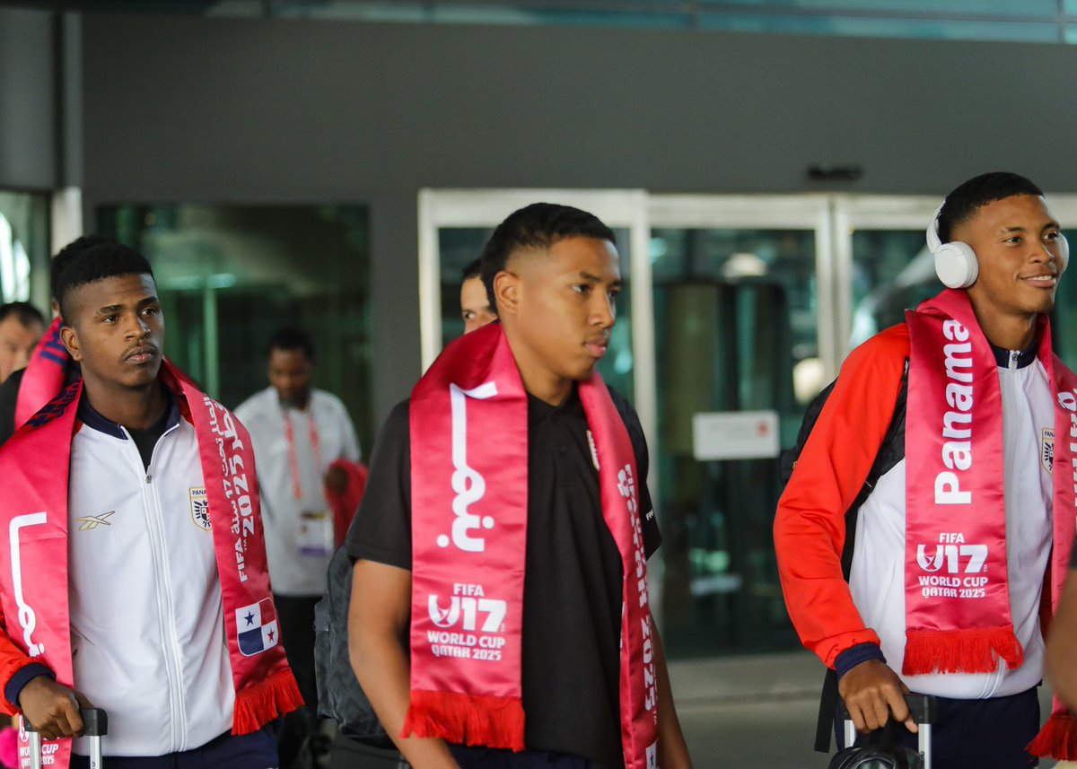 ¡EN TERRITORIO MUNDIALISTA 🇶🇦!

La selección #PanamáSub17 🇵🇦 ya está en Catar 🇶🇦, sede del próximo Mundial Sub-17🏆.

Aquí las 📸 de su llegada a Doha.

#MásPanameñosQueNunca 🇵🇦