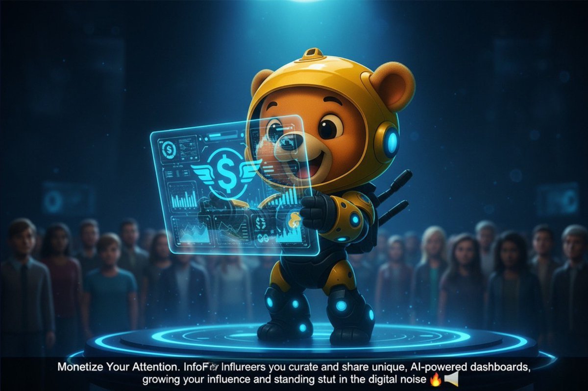 BAIR_AI's tweet image. 💡 Monetize Your Attention
With InfoFi for Influencers, you’re not just posting—you’re curating.
📊 Build &amp;amp; share AI-powered dashboards
🚀 Grow your influence with real insights
🔊 Cut through the digital noise and stand out!

Attention isn’t wasted here—it’s capital. 🐻✨…