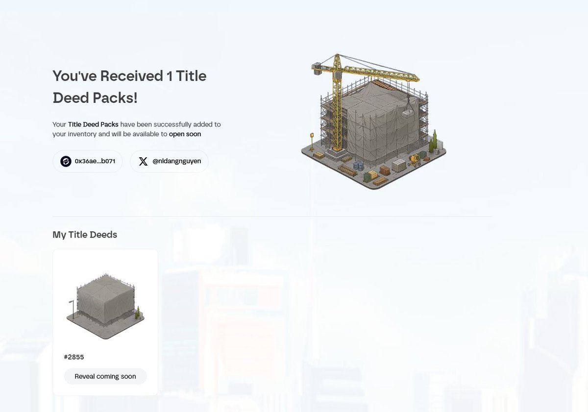Just received my first Title Deed Pack from <a href="/MMTFinance/">MomentumⓂ️Ⓜ️T</a>. Construction starts soon! 🏗️