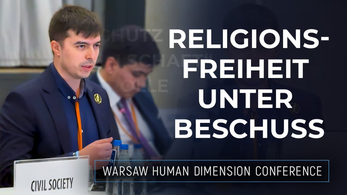 IGB ALLATRA | OSZE 2025: Religionsfreiheit vs. Antikult-Manipulation

🎙 Rede von Roman Gural, Vertreter der Internationalen Gesellschaftlichen Bewegung ALLATRA, gehalten auf der OSZE-Konferenz "Democratic Institutions and Freedom of Religion."

In seiner Ansprache betonte Herr