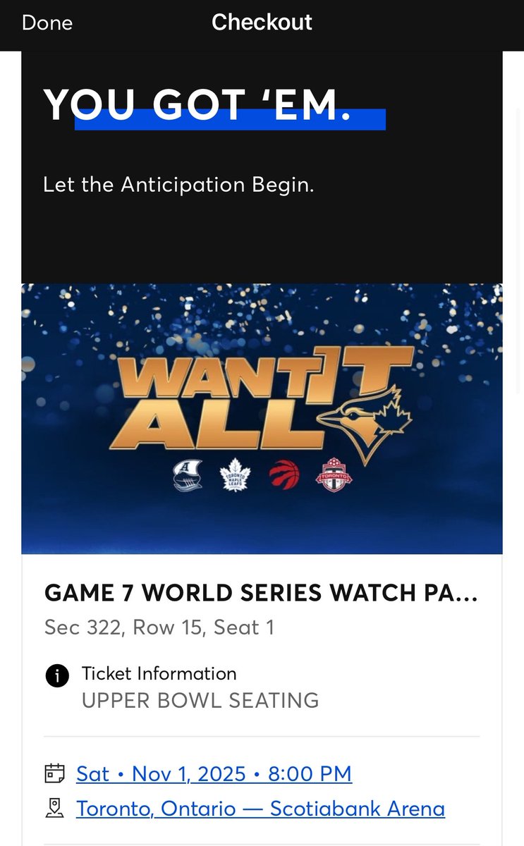 PositiveEVplay's tweet image. Didn’t wanna spend 3k on a ticket. But really wanted to feel the energy downtown tonight #Game7  #WANTITALL