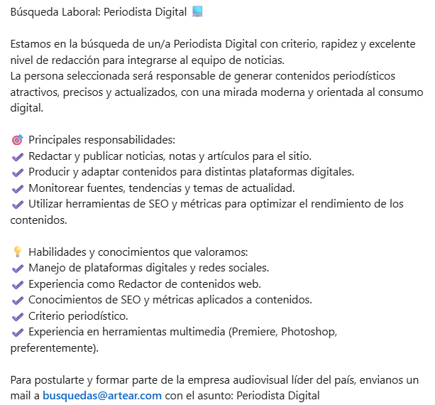 ATENCIÓN: #TrabajoAR