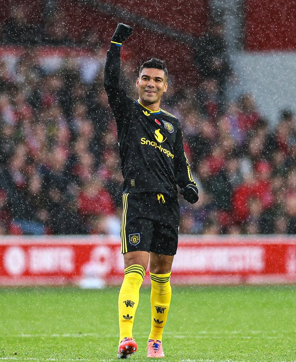 UtdFaithfuls's tweet image. Casemiro's last 5 games for Man Utd;
- Goal vs. Chelsea
- Goal & Assist vs. Brighton
- Goal vs. Nottingham Forest
That's 4 G/As in 5 games.
Class is permanent.🫡👑