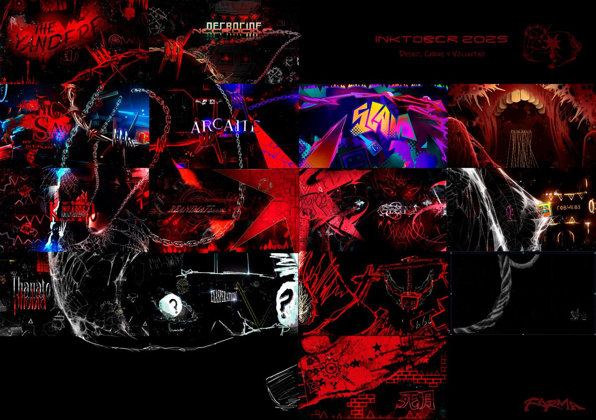 Farmis13's tweet image. GD THUMBNAILS INKTOBER / oct. 2025

DESEO, CARNE Y VOLUNTAD

Thread with all (FREE TO USE) thumbnails 👇