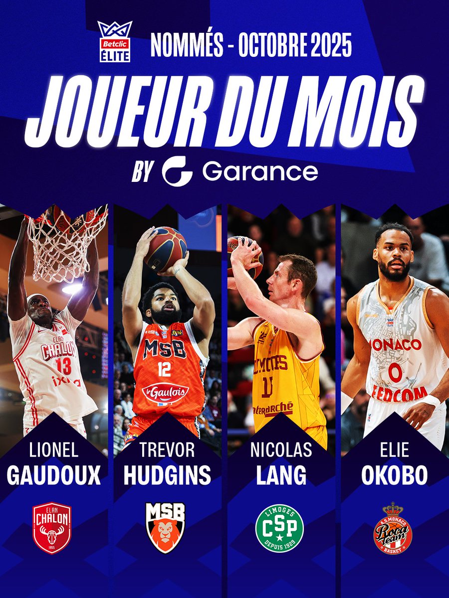 𝗧𝗿𝗲𝘃𝗼𝗿 𝗛𝘂𝗱𝗴𝗶𝗻𝘀 est nommé pour être le joueur du mois d'octobre 👀🙌

C'est le moment d'aller voter !! 🗳️🔥

👉 lnb.fr/fr/news/votez-…