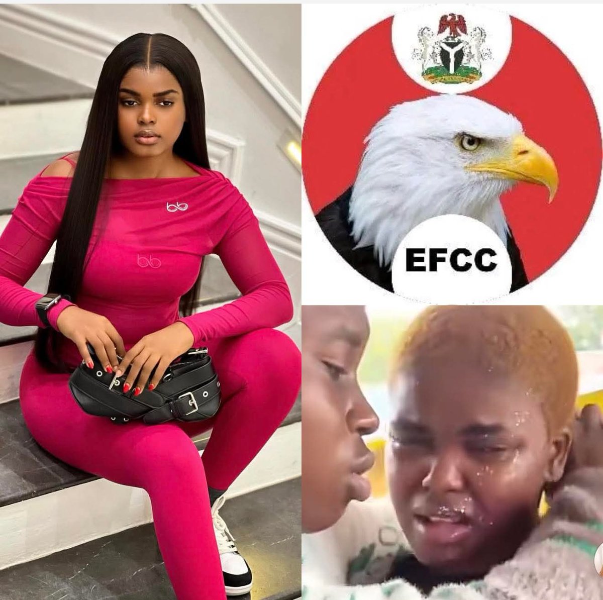 Breaking News 🤦‍♂️💔💔💔

Jarvis has been alledgly invited by the EFCC to come answer some  some questions on Money laundering as said by Peller .  

She couldn’t help it but cry ,  Jarvis has warned Peller to stop talking carelessly but he doesn’t listen .   He has made another