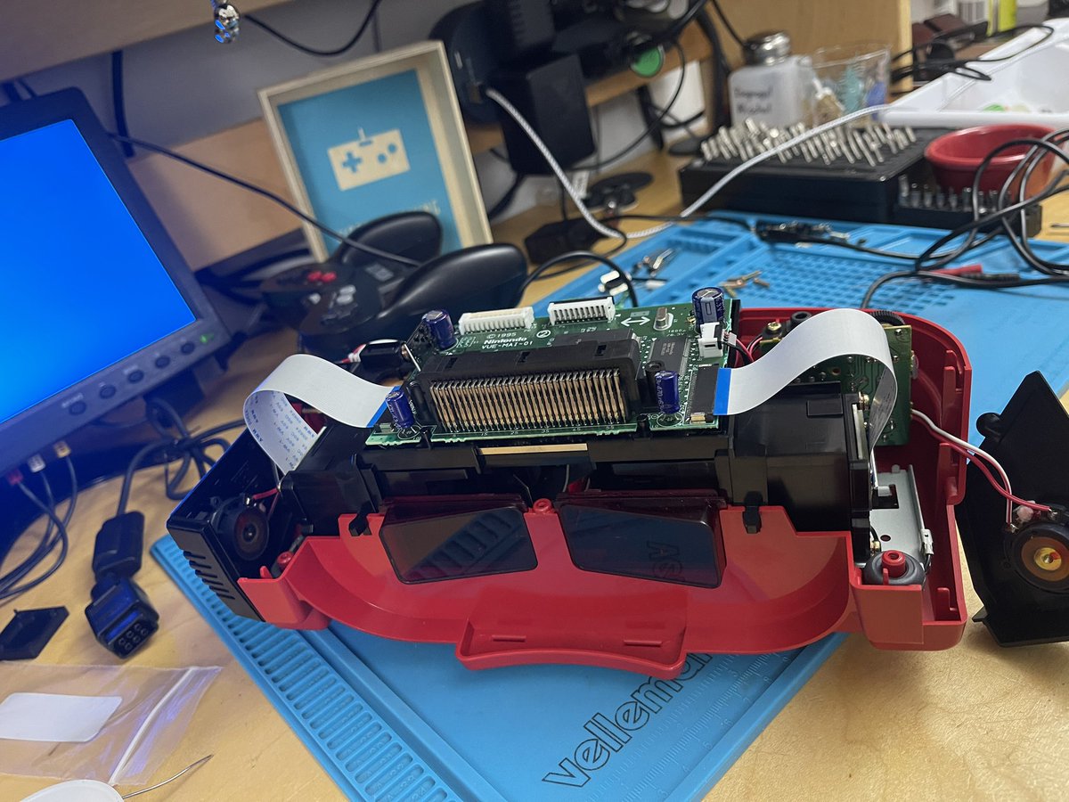 VictorGamingLab's tweet photo. This was my first installation of the Virtual Ribbon replacement kit, designed by SegaSonicFan and sold by @StoneAgeGamer. The install is not beginner friendly, but the EZ Mount system significantly streamlines the installation. Once completely unusable now functions like new. https://t.co/aYW8JJ2wyS